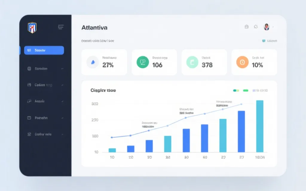 球队档案页面：阵容、走势、攻防对比的可视化界面示意